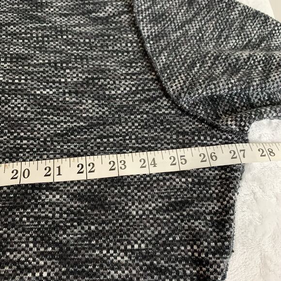 Free People Sunny Days Large Textured Knit Mock Neck Sweater Night Star OB10681 - Picture 7 of 7